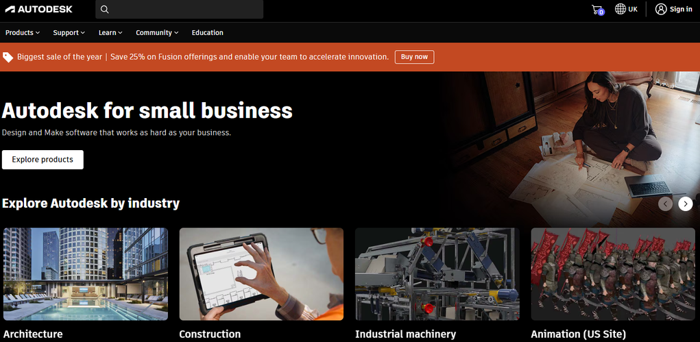 Illustration de Autodesk sur la page du deal de Freelance Stack