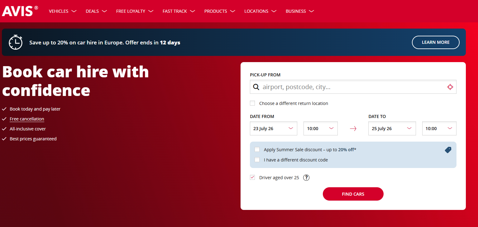 Illustration de Avis Location sur la page du deal de Freelance Stack
