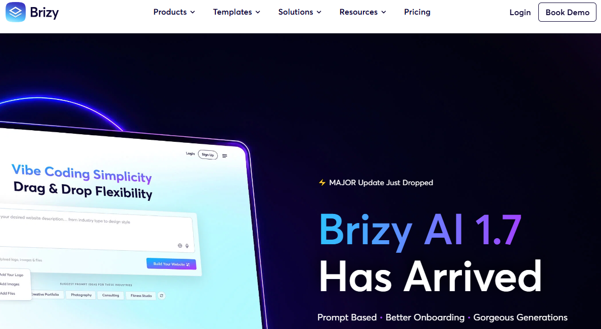 Illustration de Brizy sur la page du deal de Freelance Stack