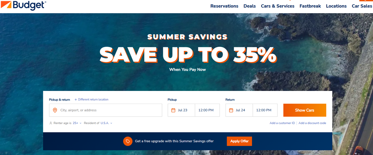 Illustration de Budget Location sur la page du deal de Freelance Stack