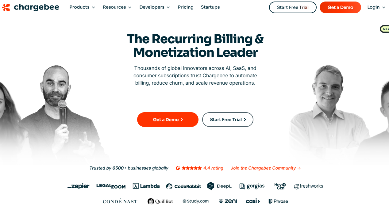 Illustration of Chargebee on Freelance Stack's deal page