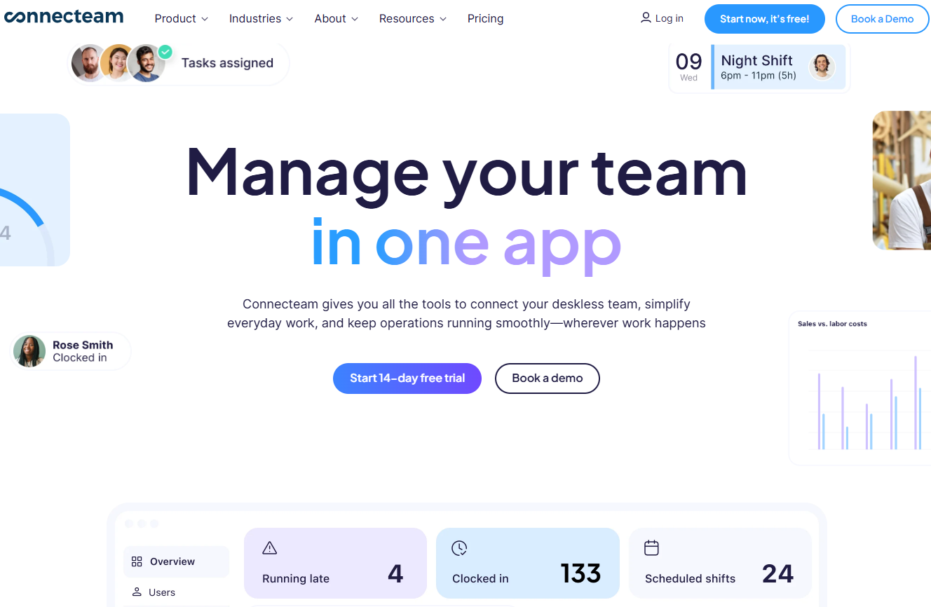 Illustration de Connecteam sur la page du deal de Freelance Stack