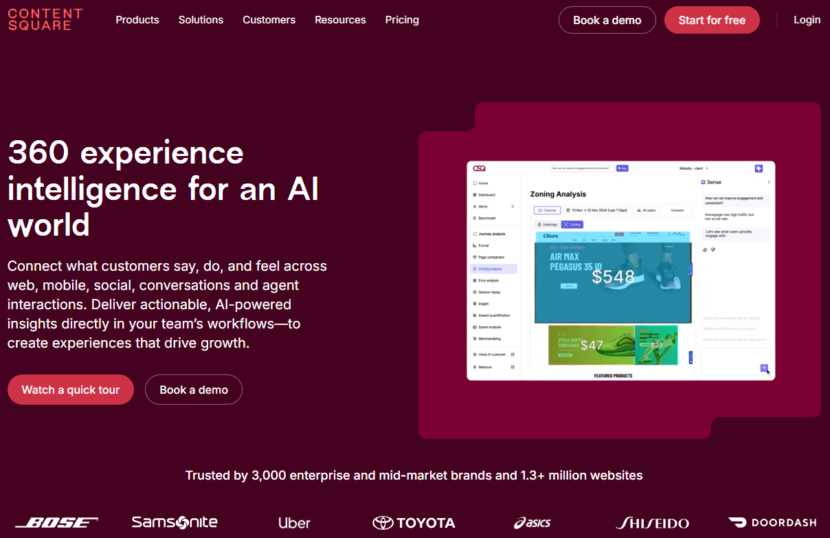 Illustration of Contentsquare on Freelance Stack's deal page