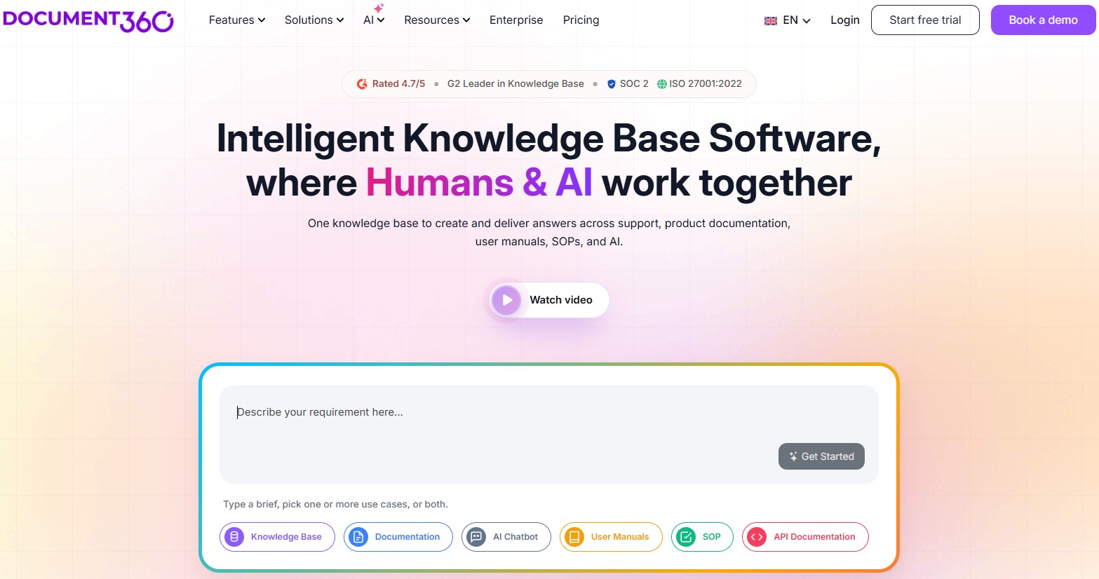 Illustration de Document360 sur la page du deal de Freelance Stack