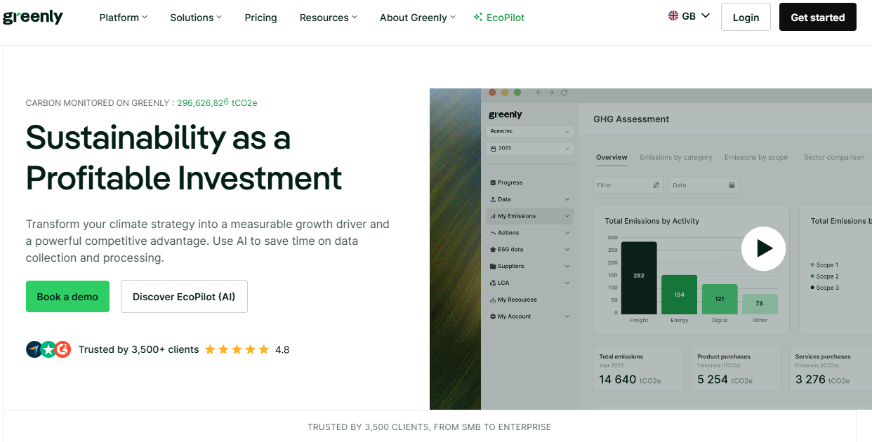 Illustration de Greenly sur la page du deal de Freelance Stack
