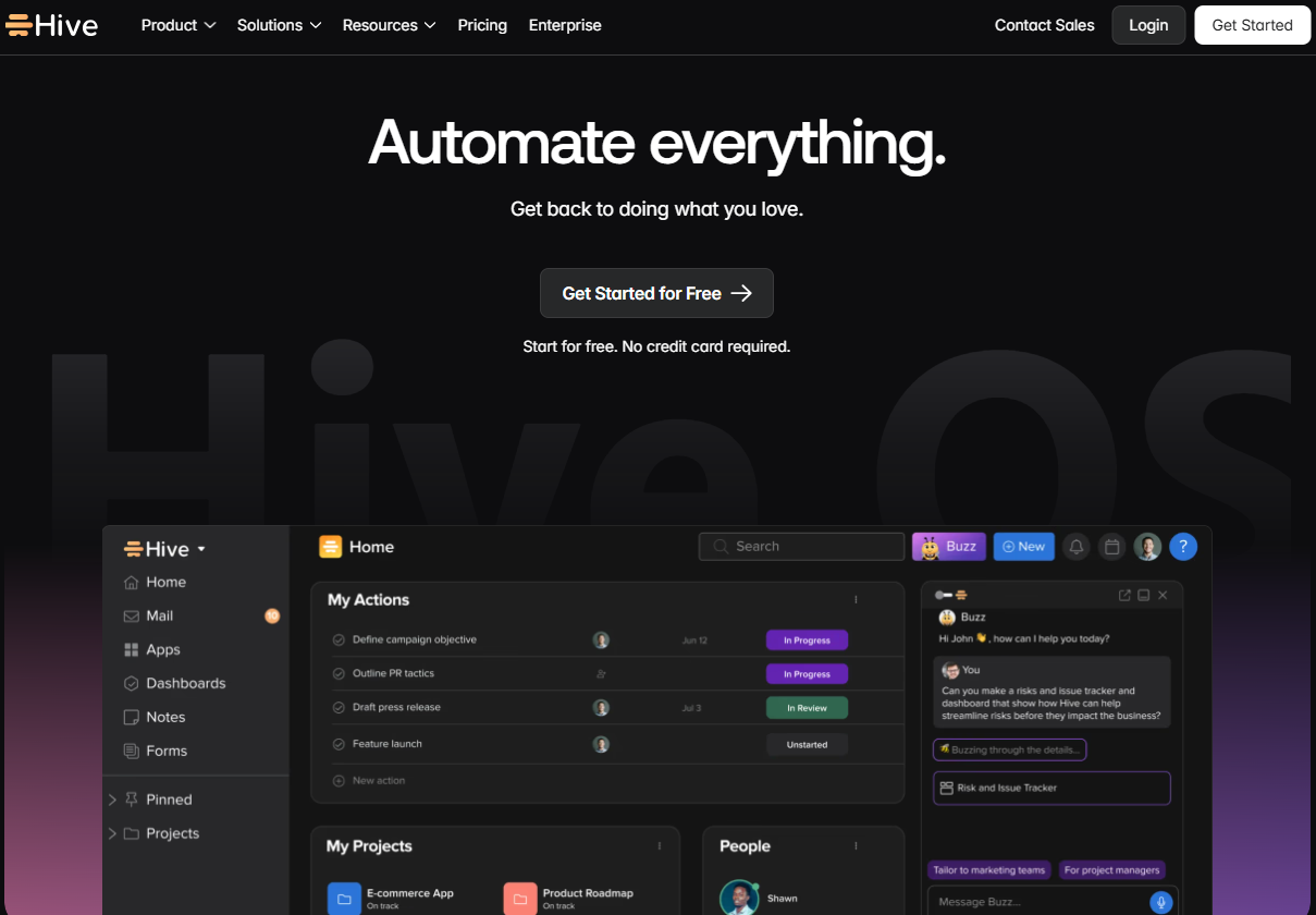Illustration de Hive sur la page du deal de Freelance Stack