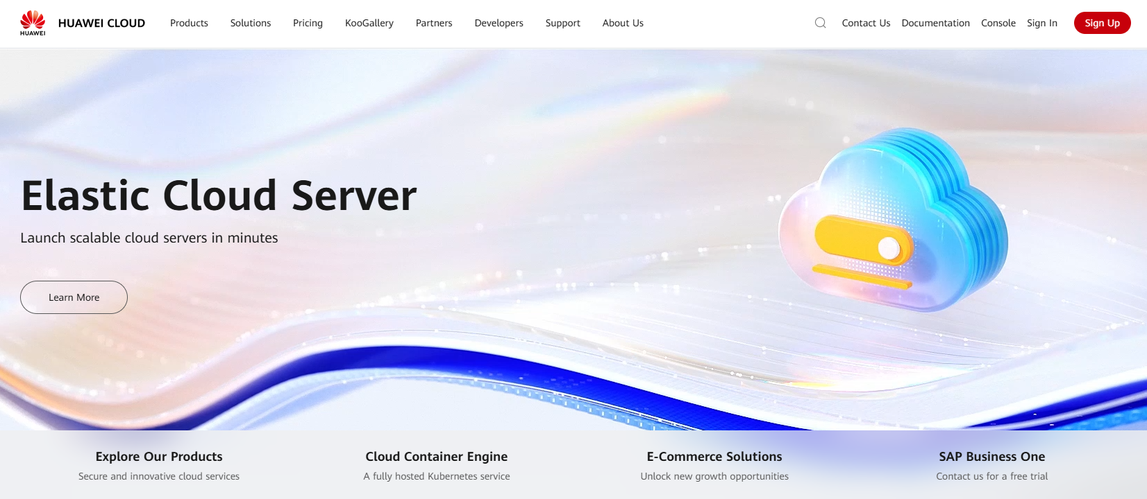 Illustration of Huawei Cloud on Freelance Stack's deal page