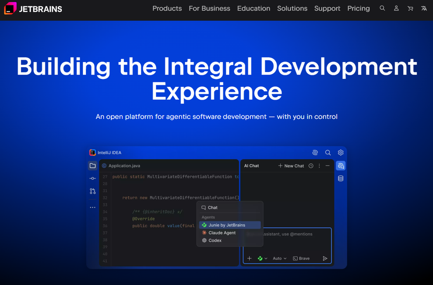 Illustration de JetBrains sur la page du deal de Freelance Stack