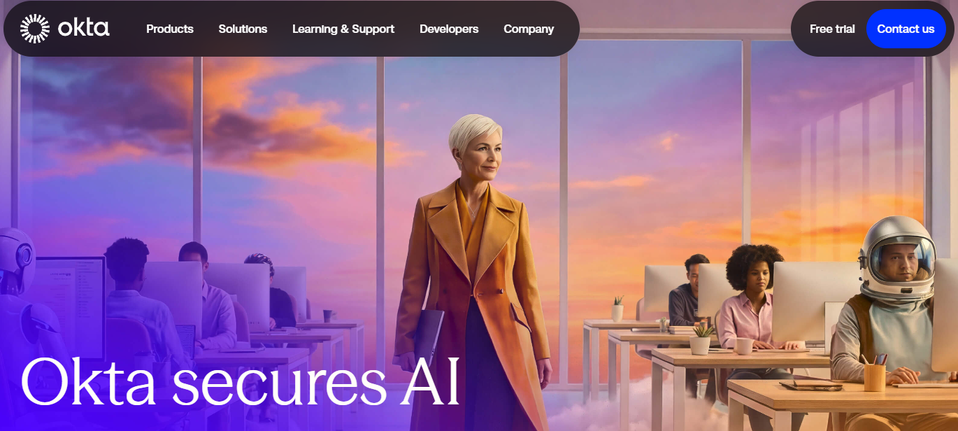 Illustration de Okta sur la page du deal de Freelance Stack