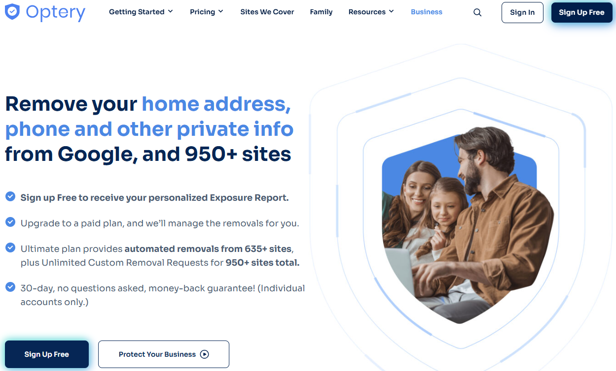 Illustration de Optery sur la page du deal de Freelance Stack