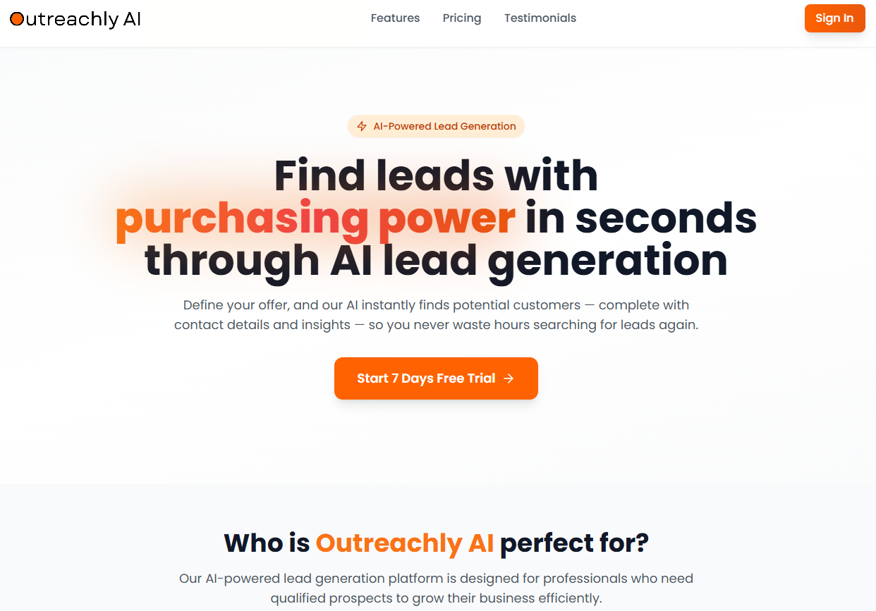 Illustration of Outreachly on Freelance Stack's deal page