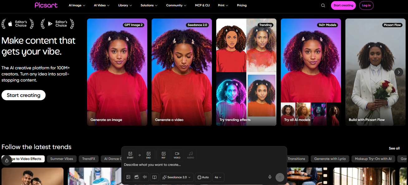 Illustration of Picsart on Freelance Stack's deal page