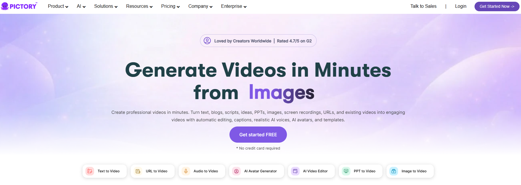 Illustration de Pictory sur la page du deal de Freelance Stack