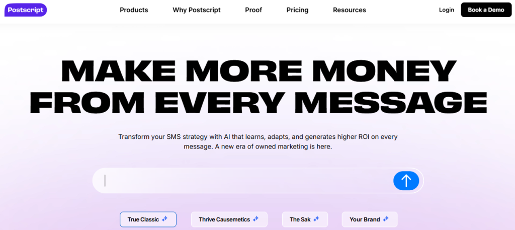 Illustration von Postscript auf der Angebotsseite Freelance Stack