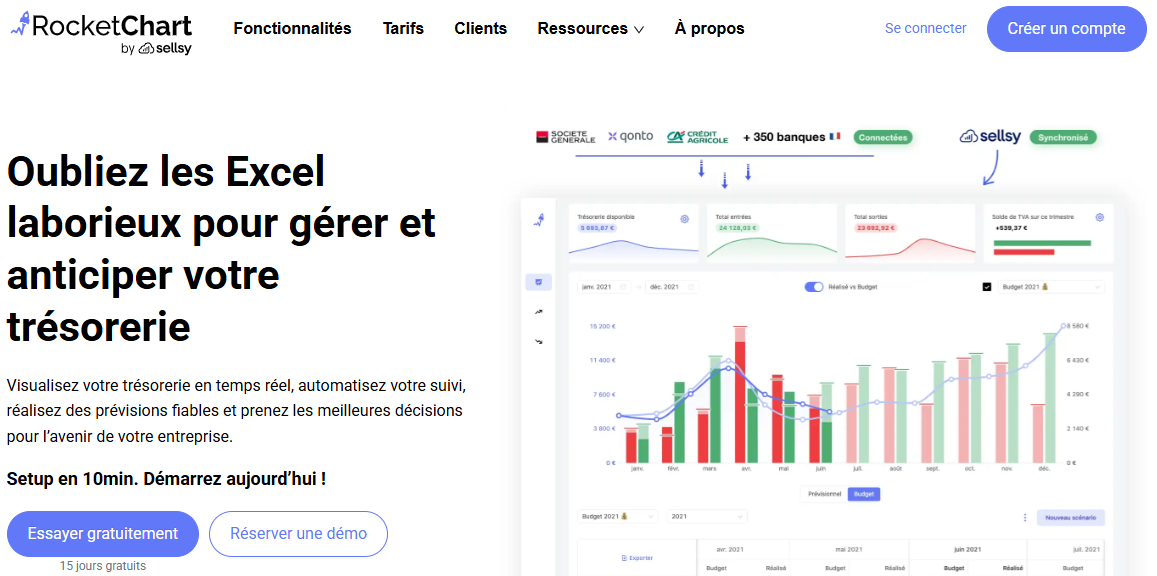 Illustration of RocketChart on Freelance Stack's deal page