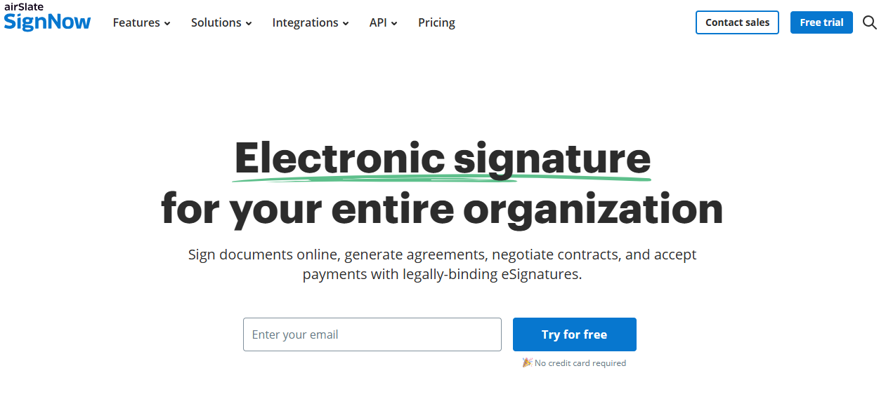 Illustration of SignNow on Freelance Stack's deal page