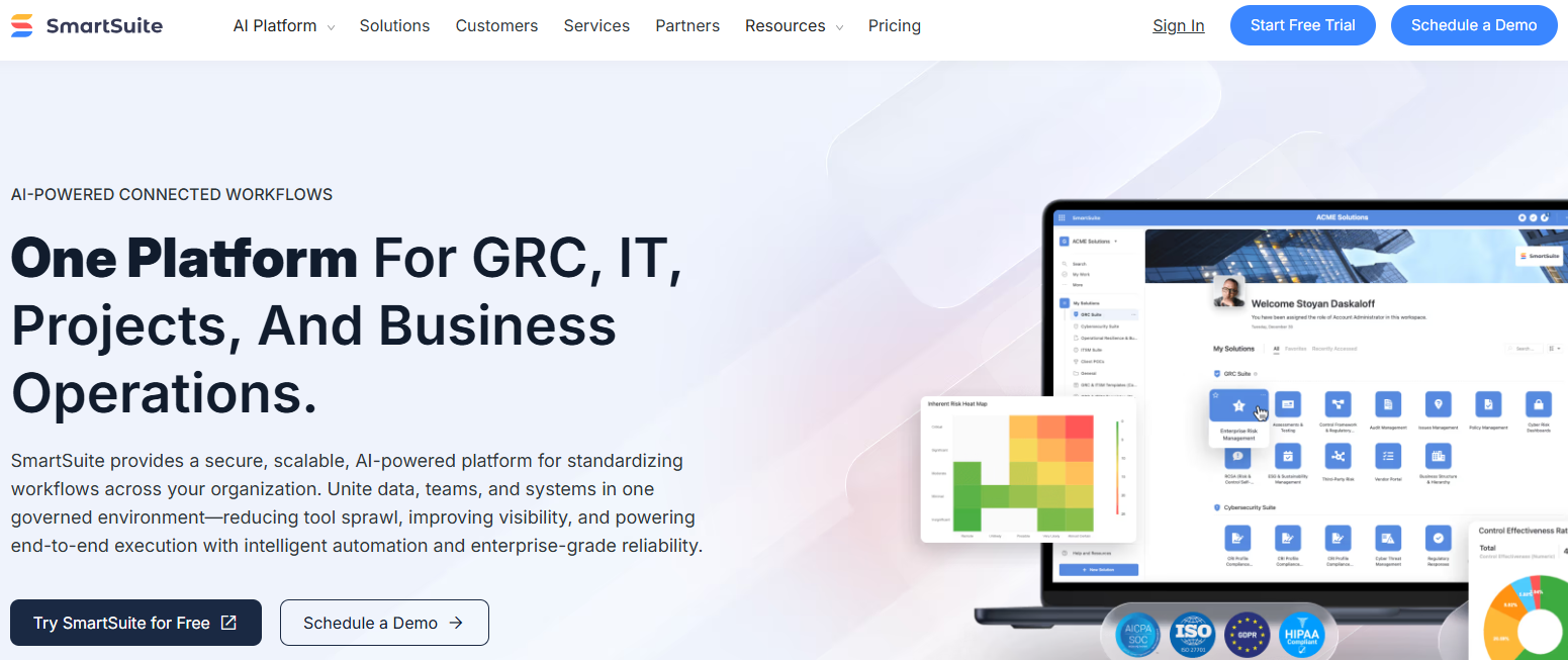 Illustration of SmartSuite on Freelance Stack's deal page