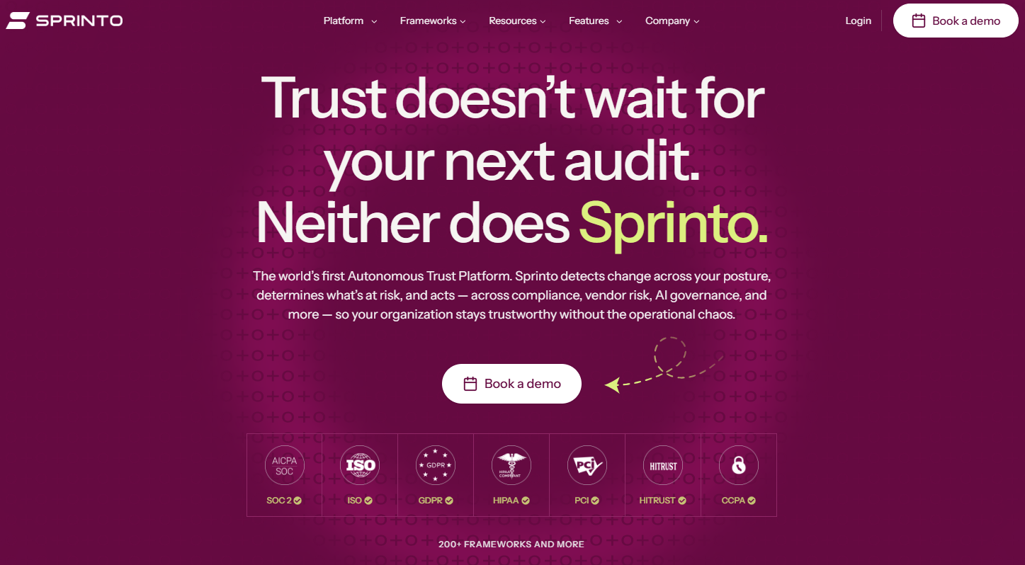 Illustration de Sprinto sur la page du deal de Freelance Stack