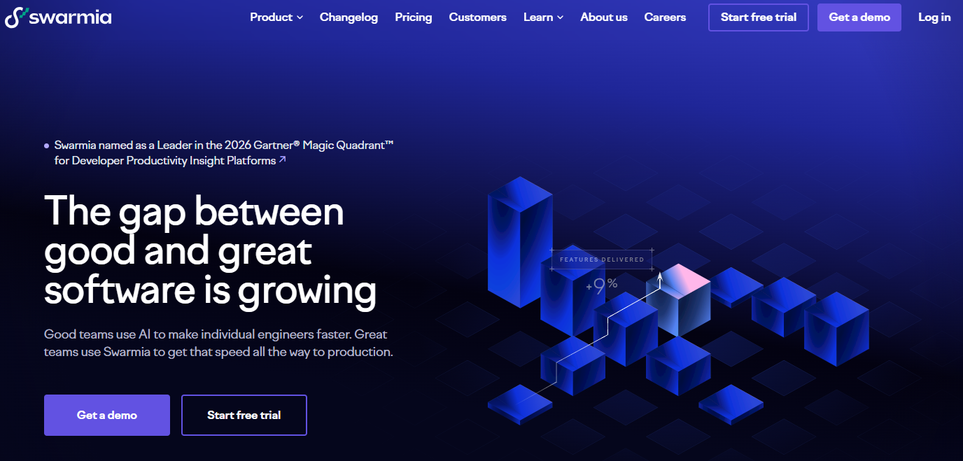 Illustration de Swarmia sur la page du deal de Freelance Stack