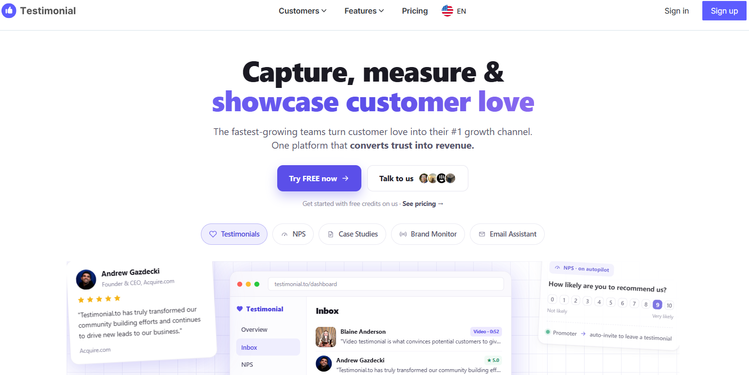 Illustration de Testimonial sur la page du deal de Freelance Stack