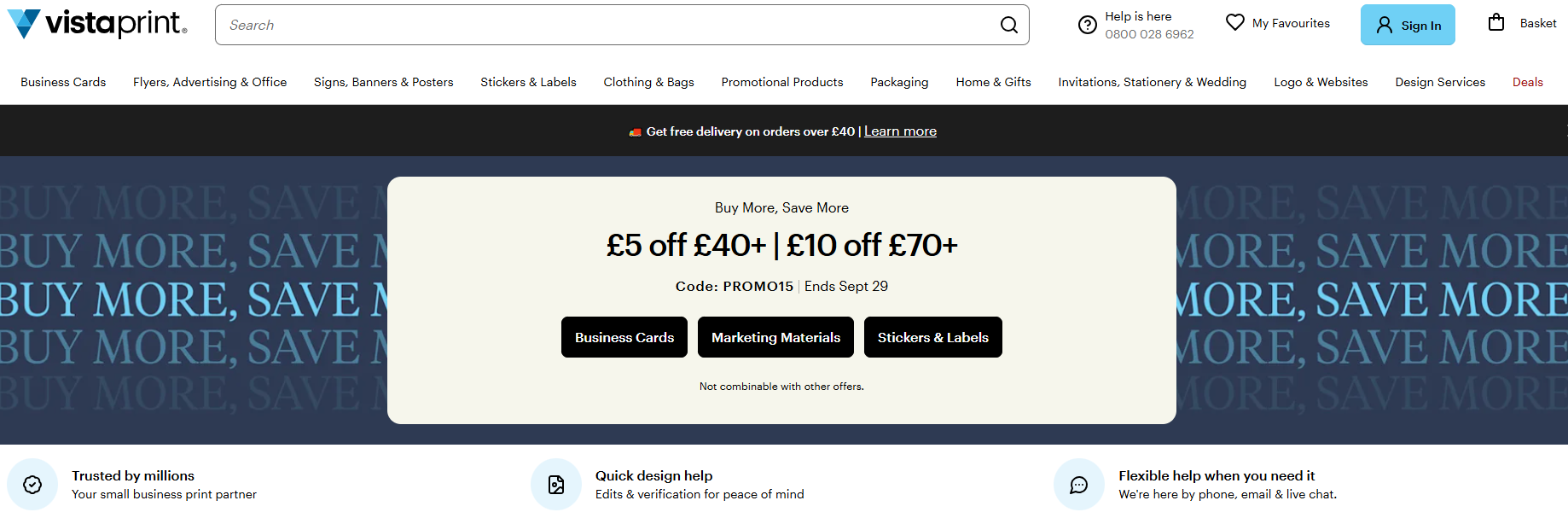 Illustration of VIstaprint on Freelance Stack's deal page