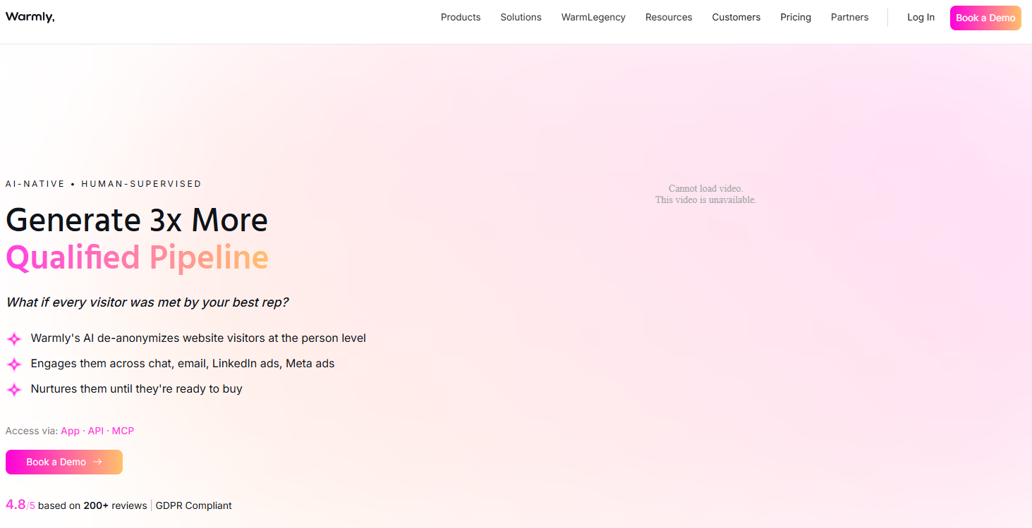 Illustration de Warmly sur la page du deal de Freelance Stack