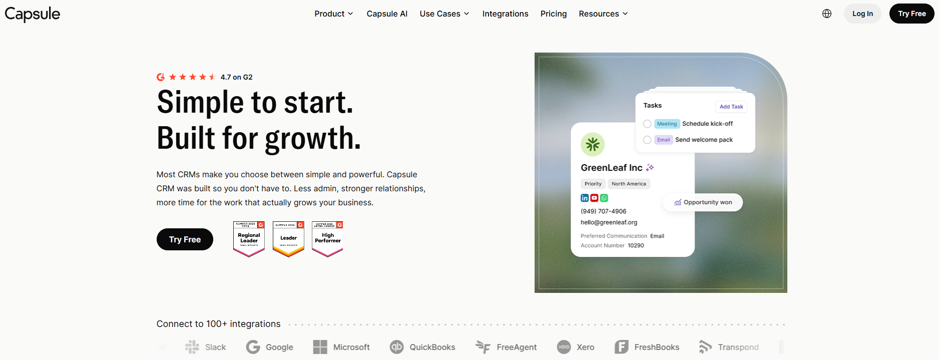 Illustration de capsule sur la page du deal de Freelance Stack