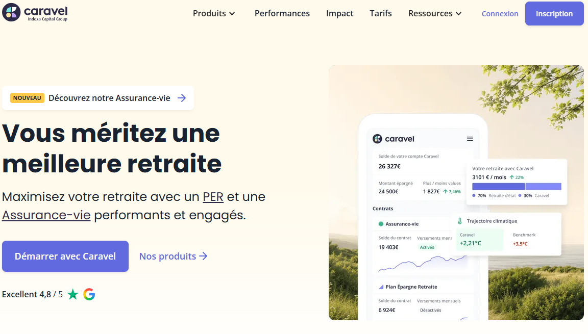 Illustration de caravel sur la page du deal de Freelance Stack