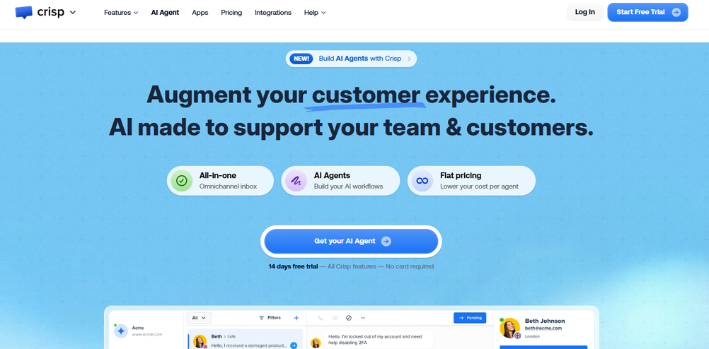 Illustration de crisp sur la page du deal de Freelance Stack