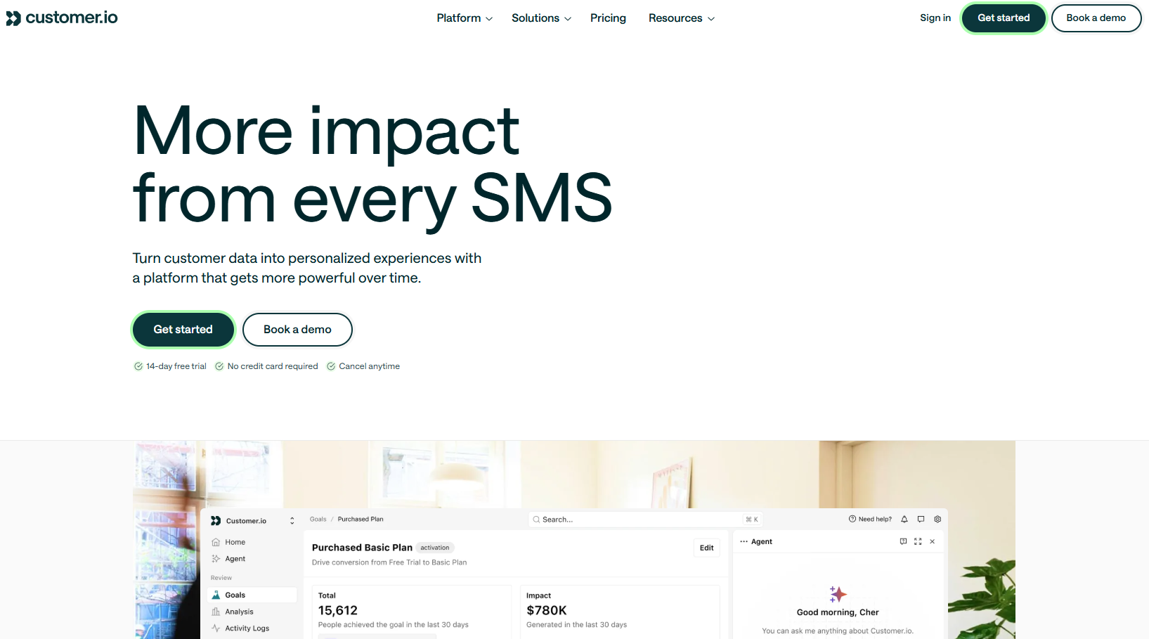 Illustration of customer.io on Freelance Stack's deal page