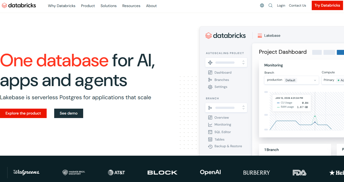 Illustration de databricks sur la page du deal de Freelance Stack