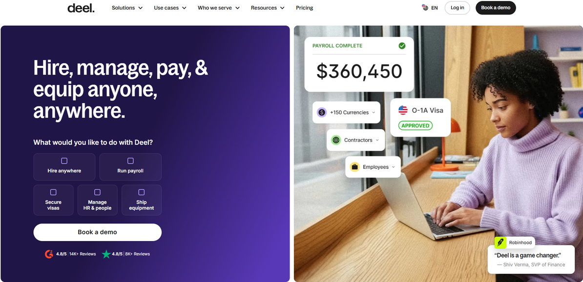 Illustration of deel on Freelance Stack's deal page