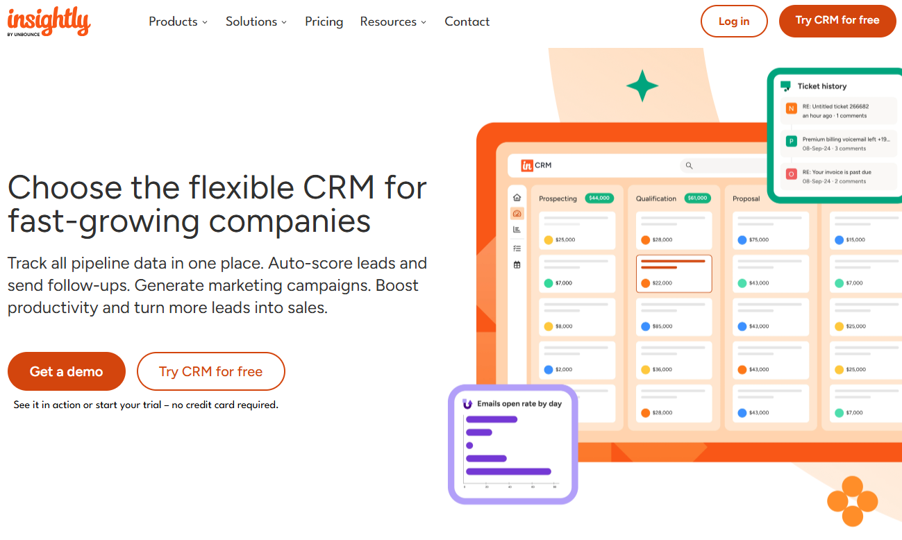 Illustration de insightly sur la page du deal de Freelance Stack