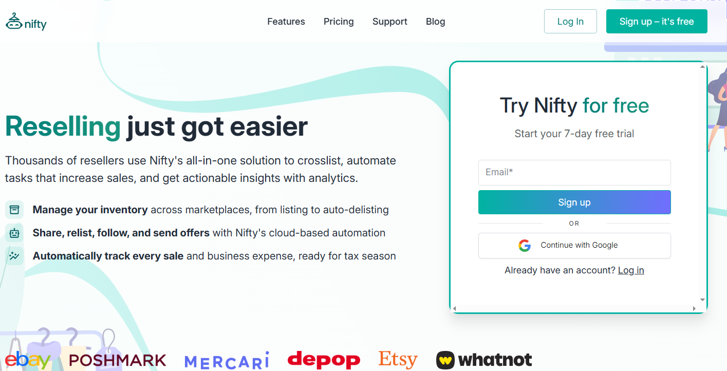 Illustration of nifty on Freelance Stack's deal page