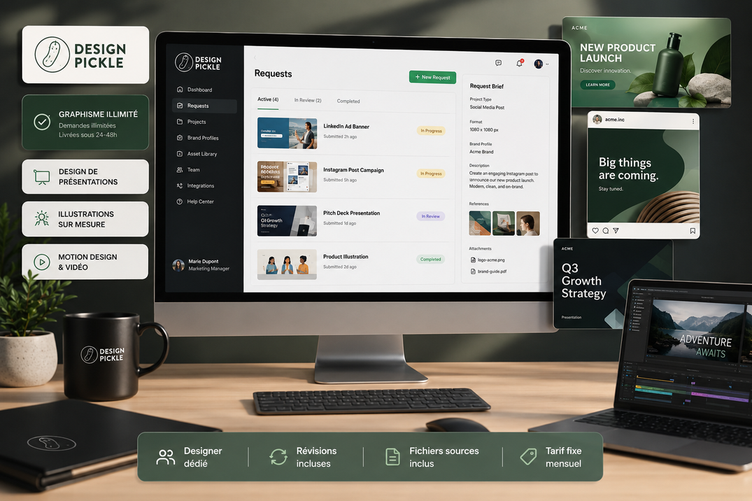 Visuel Design Pickle : Le Guide Complet pour Externaliser votre Création Graphique.