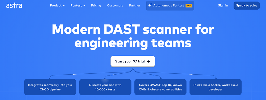 Illustration de Astra sur la page du deal de Freelance Stack
