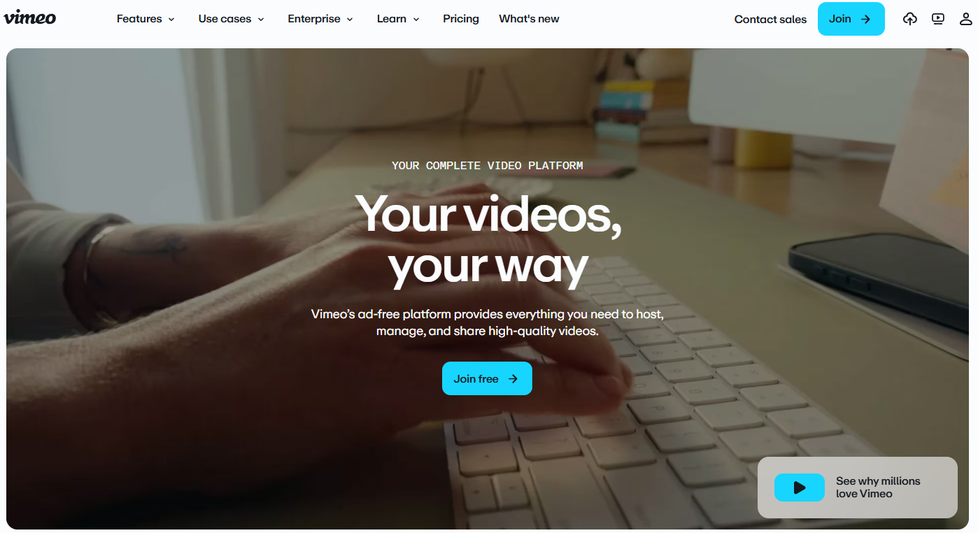 Illustration de Vimeo sur la page du deal de Freelance Stack