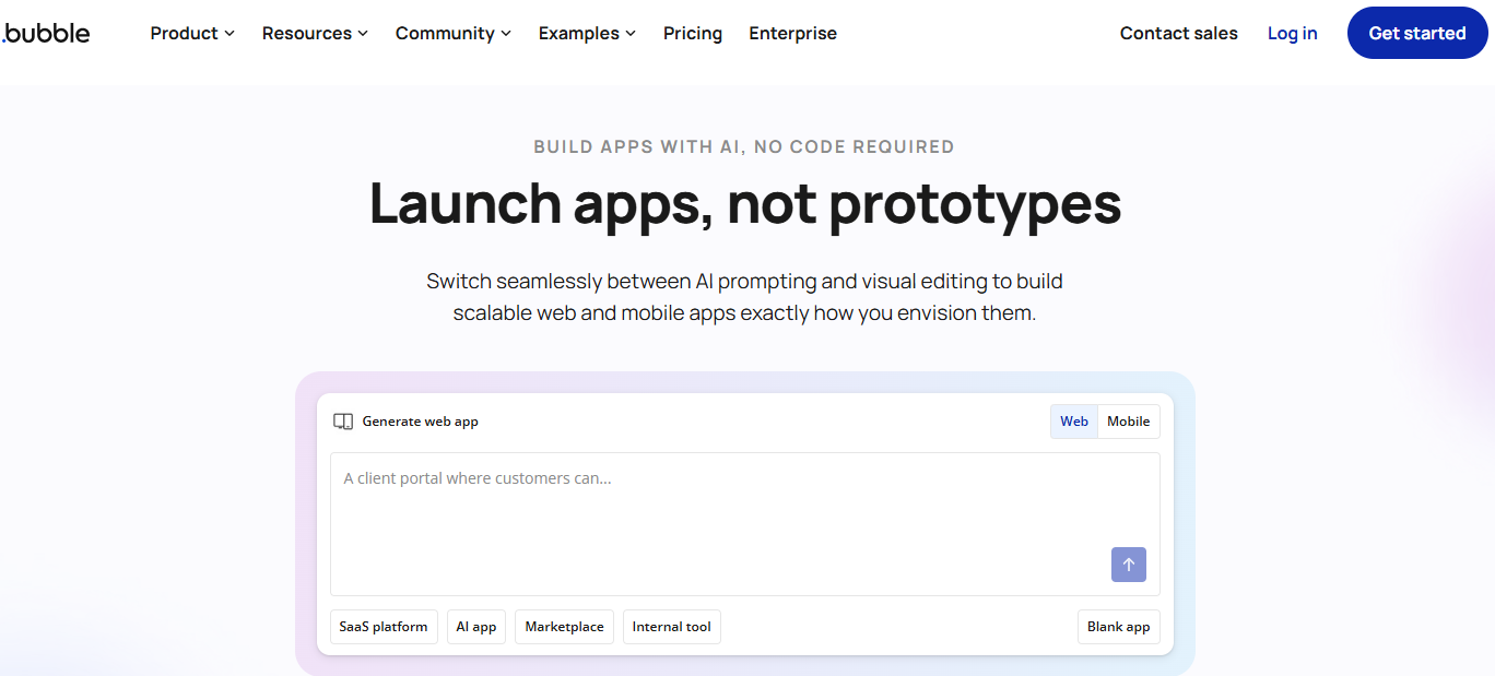 Illustration of Bubble on Freelance Stack's deal page