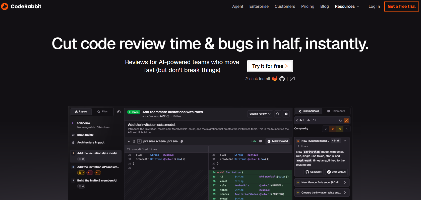 Illustration of CodeRabbit on Freelance Stack's deal page