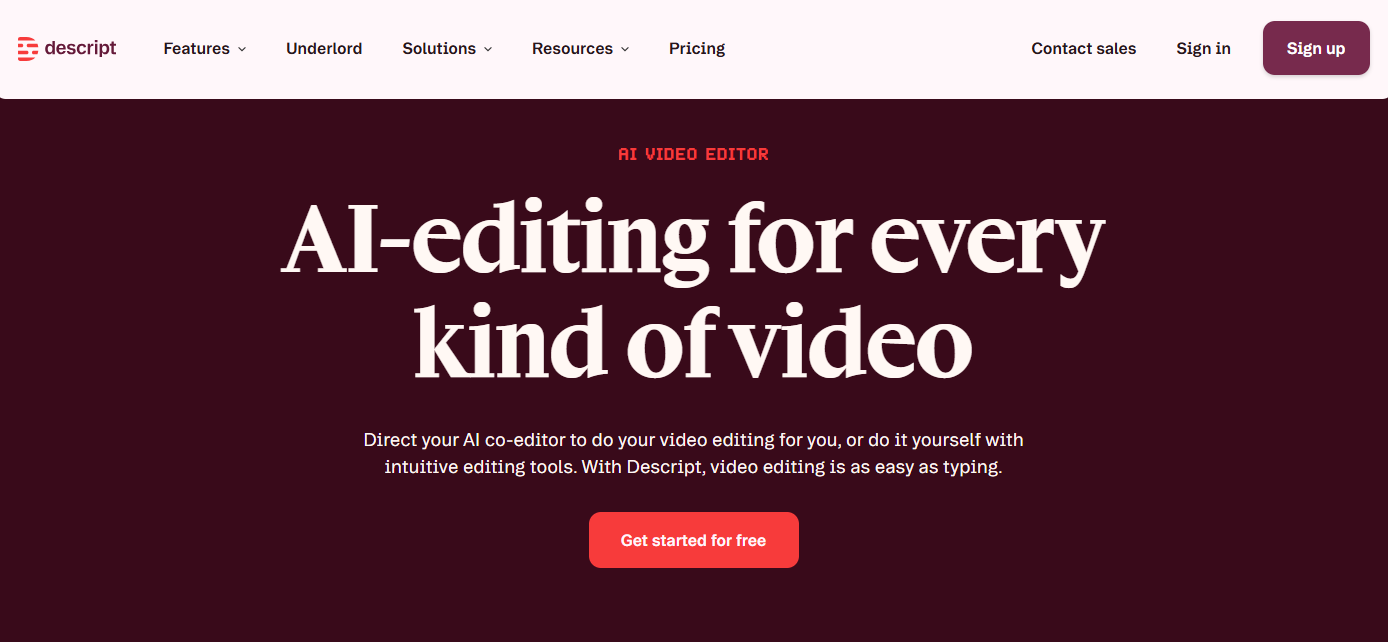 Illustration of Descript on Freelance Stack's deal page